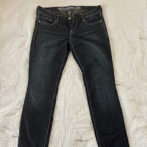 Express Denim - Express Women's Dark Wash Skinny Jeans